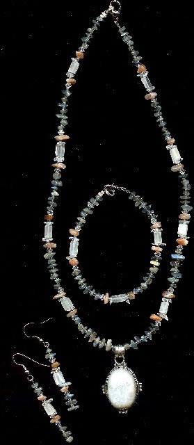 Rainbow Moonstone Set
